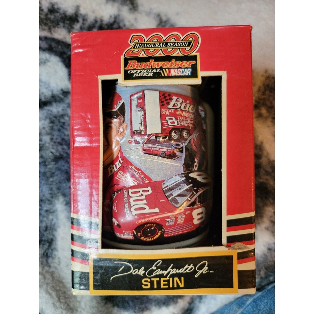 Dale Earnhardt Jr #8 Budweiser 2000 Inaugural Season NASCAR Stein Mug